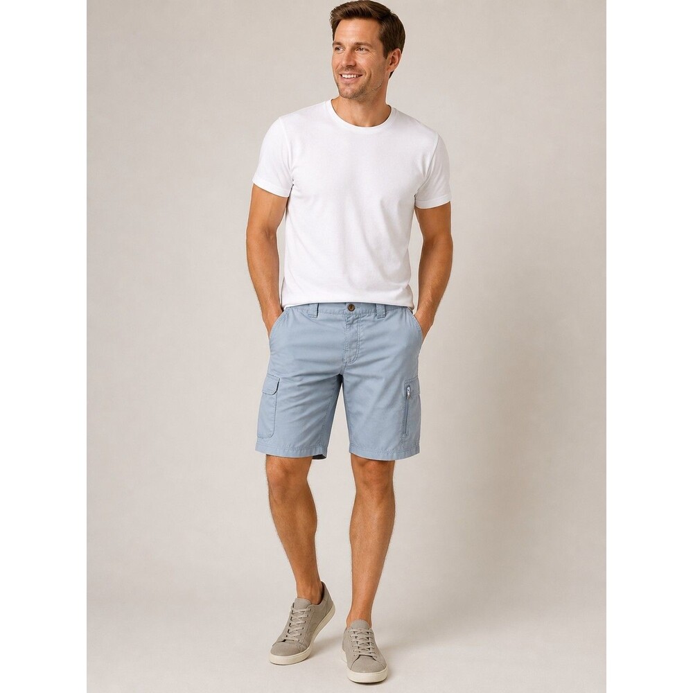 Weekender Mens Cargo Shorts Size 38 Blue/Gray Cotton Nylon Blend Casual Outdoor